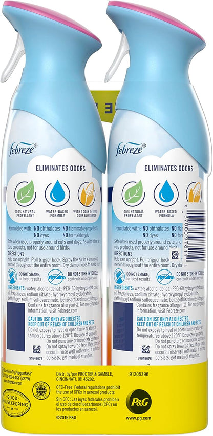 Febreze_Air_Mist_Air_Freshener_Spray,_Odor-Fighting_Room_Spray,_Air_Fresheners_for_Home_and_Bathroom_and_Kitchen,_Aerosol_Can,_Gain_Island_Fresh_Scent,_8.8oz,_(Pack_of_2)