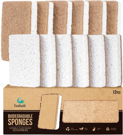 Isshah_Plant-Based_Kitchen_Sponges_-_FSC_Certified_and_PETA_Approved,_Natural,_Eco-Friendly,_Biodegradable_Sisal_Hemp_Sponges_for_Dishes,_Cleaning_Sponge_for_Kitchen,_Bathroom,_Household_-_12_Count