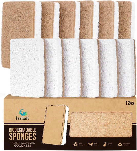 Isshah_Plant-Based_Kitchen_Sponges_-_FSC_Certified_and_PETA_Approved,_Natural,_Eco-Friendly,_Biodegradable_Sisal_Hemp_Sponges_for_Dishes,_Cleaning_Sponge_for_Kitchen,_Bathroom,_Household_-_12_Count