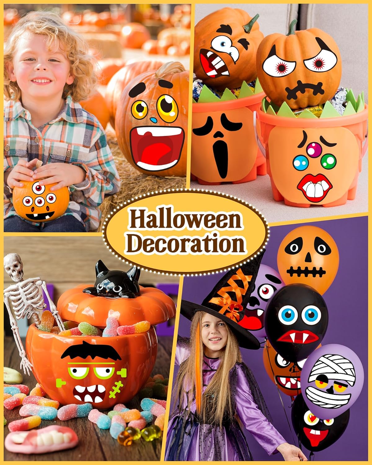 Greingways_Halloween_Pumpkin_Stickers,_Make_88_Funny_Face_Pumpkin_Decorating_Kit_for_Party_Decorations,_Pumpkins_Painting_Kit_Halloween_Crafts_Gifts_Games_for_Kids