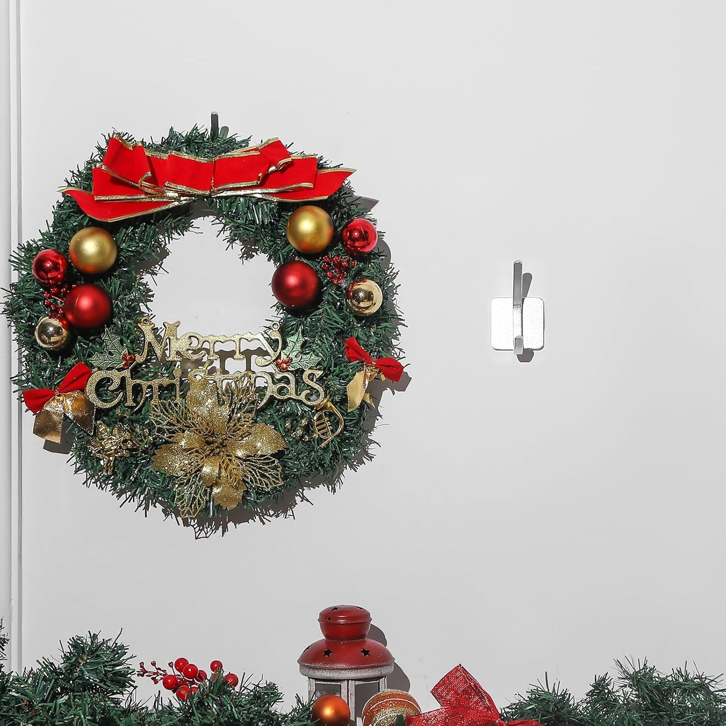 Paoli_Heavy_Duty_Adhesive_Hooks,Self-Adhesive_Hooks_Multiple_Colors_and_Styles_30_lb_Maximum_Load_for_Home_Schools_and_Offices_(4pc,_Gold)