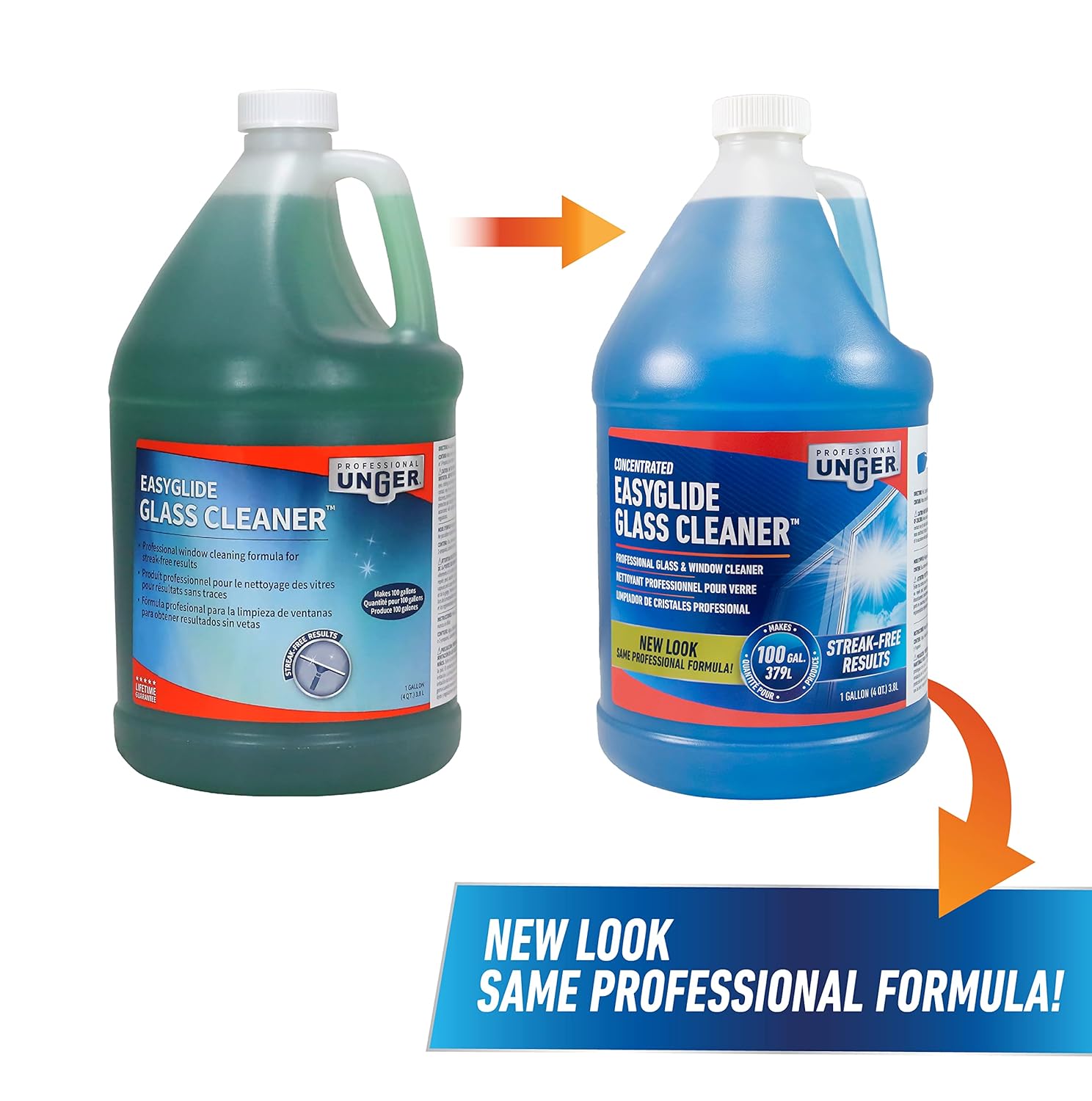 Unger_Professional_Streak-Free_EasyGlide_Glass_Cleaner_Concentrate,_1_Gallon,_Ammonia-Free,_Makes_100_Gallons_of_Solution,_Safe_for_Tinted_Windows,_LOW-E,_Windshields_and_Mirrors