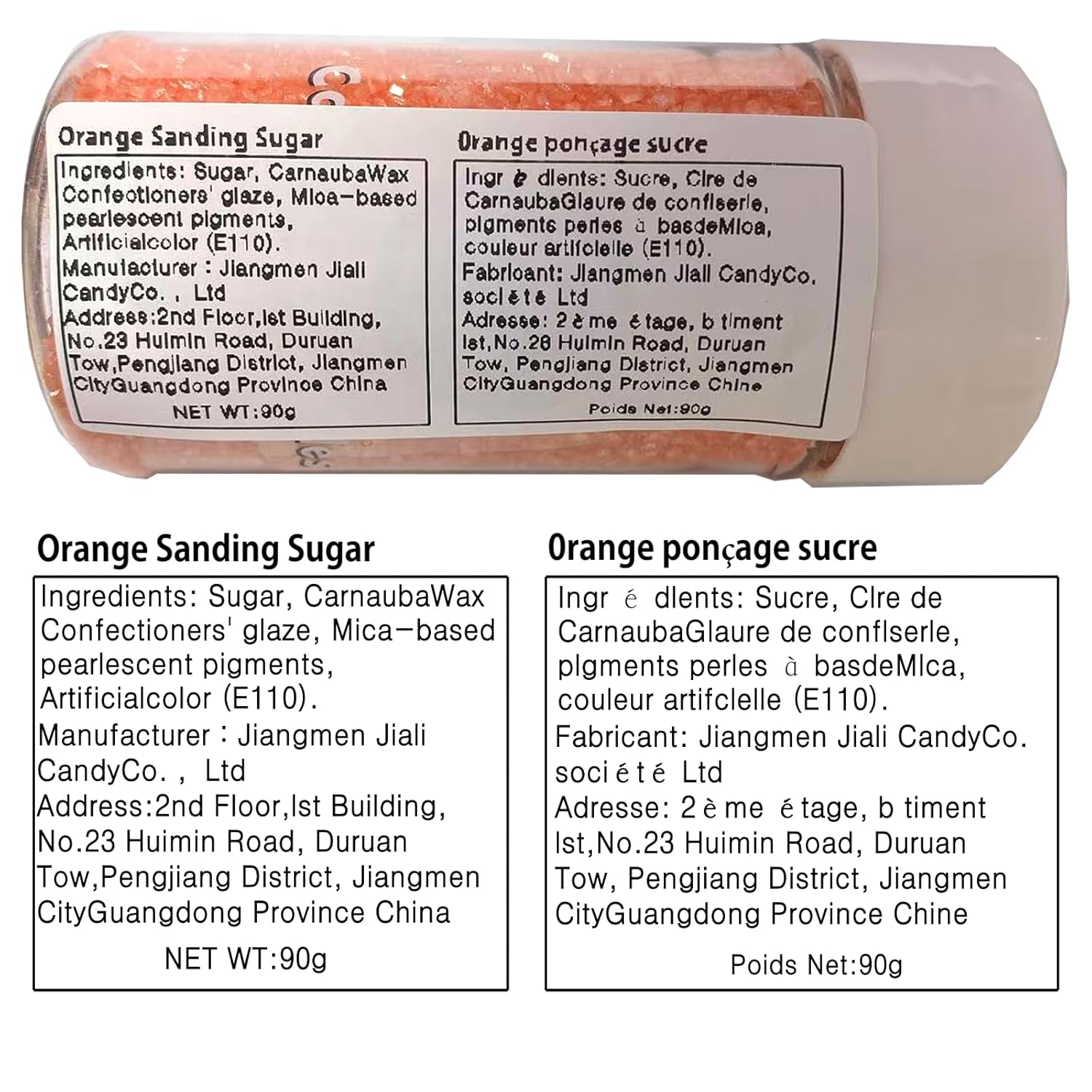 Sentovac_Orange_Sanding_Sugar_for_Baking_Edible_Sparkling_Sugar_Sprinkles_Coarse_Sugar_Crystals_for_Baking_Topping_Cake_Cookie_Cupcake_Topper_Ice_Cream_Decoration_Supplies_3.2_OZ