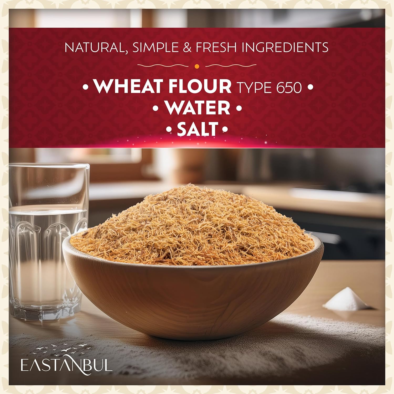 Eastanbul_Baked_&_Shredded_Kataifi_for_Dubai_Chocolate,_Toasted_Kataifi,_Kadayif_Pastry_Dough_for_Milk_Pudding,_Shredded_Fillo_Dough,_Roasted_Katifi_Muhallebi_Kadaifi_Sprinkles_Crushed_Katafi_Topping,_Vegan_Food,_8.81oz/250g