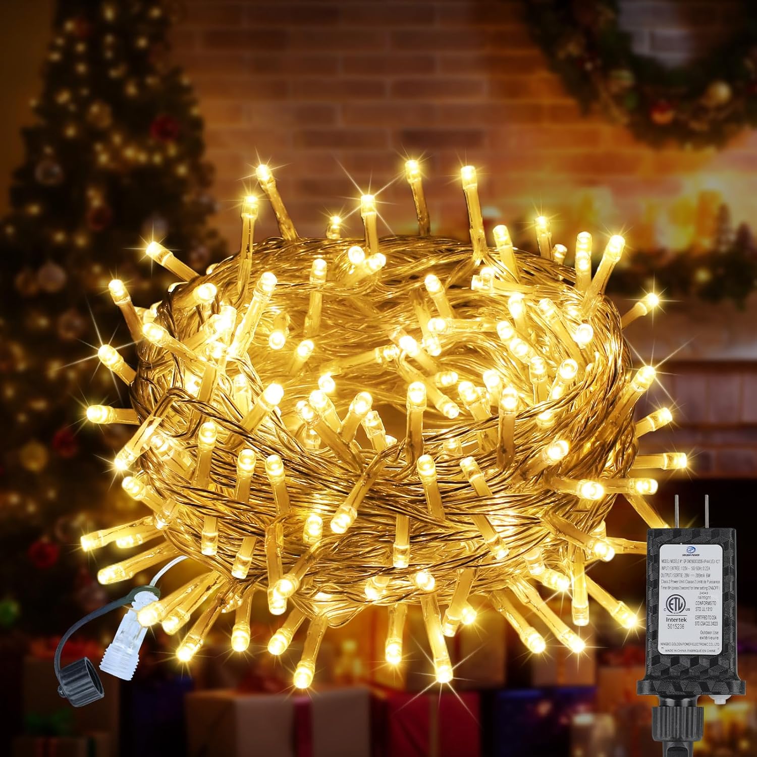 33_FT_100LEDs_Christmas_Lights_Plug_in,Outdoor_Indoor_Connectable_Fairy_Lights_with_Timer_and_8_Modes,Christmas_Tree_Lights_for_Garden_Party_Wedding_Christmas_Decoration(Warm_White)