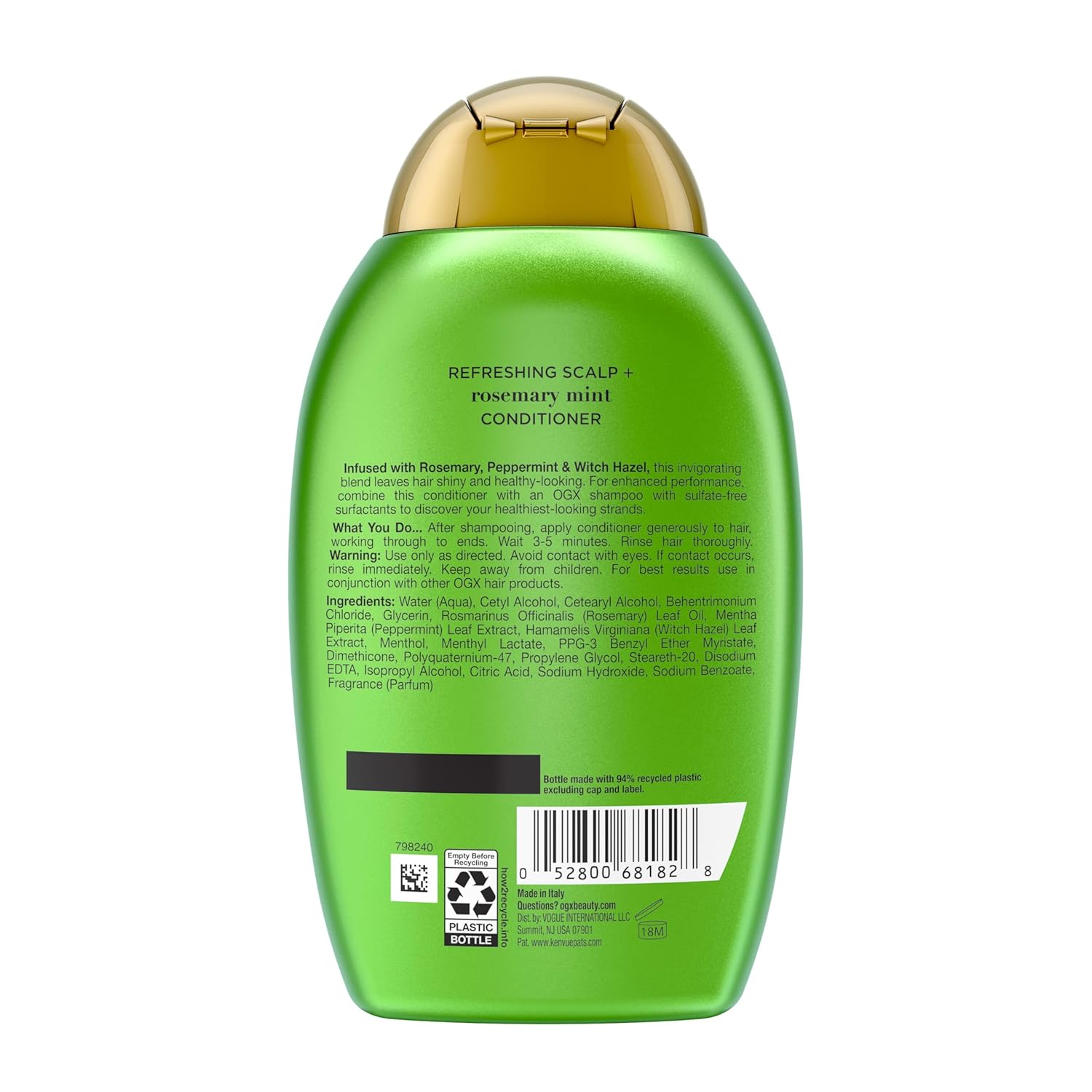 OGX_Extra_Strength_Refreshing_Scalp_+_Rosemary_Mint_Conditioner,_Nourishing_Hair_&_Scalp_Conditioner_Infused_with_Rosemary_for_Healthy-Looking_Hair,_Sulfate-Free_Surfactants,_13_fl._oz
