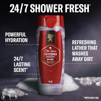 Old_Spice_Moisturizing_Body_Wash_for_Men,_Hydro_Wash,_2-in-1_Long_Lasting_Scent_&_Deep_Hydration,_24/7_Shower_Fresh,_Smoother_Swagger_Scent,_16_oz_(Pack_of_4)