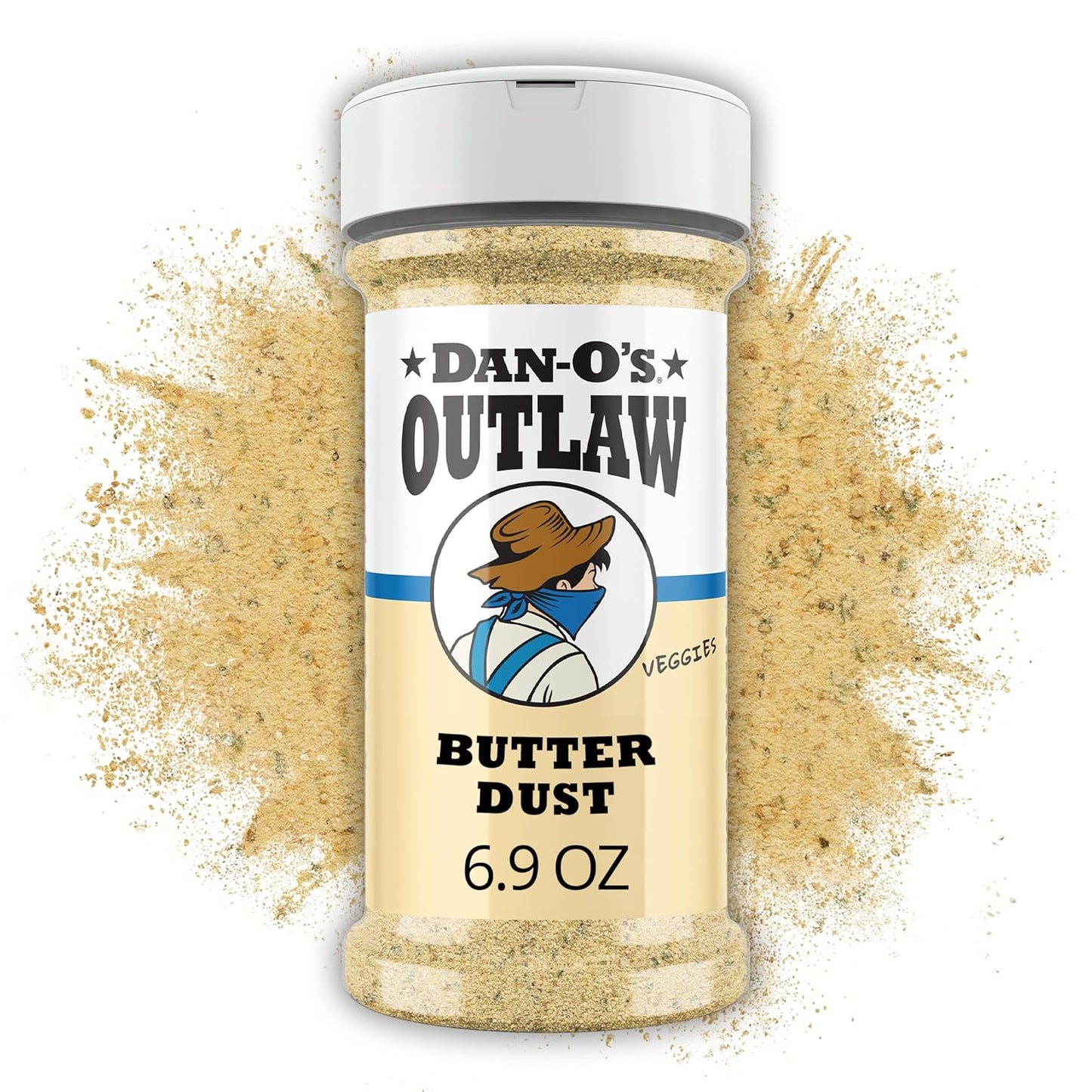 Dan-O’s_Outlaw_Butter_Dust_Seasoning_–_6.9_oz_–_Buttery_All_Purpose_Seasoning_for_Chicken,_Vegetables_&_Popcorn_–_Sugar_Free,_Zero_Calorie_Dry_Spice_Blend
