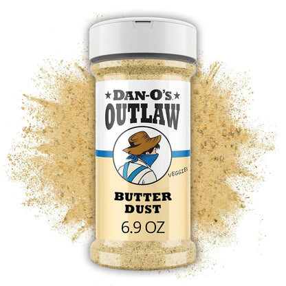 Dan-O’s_Outlaw_Butter_Dust_Seasoning_–_6.9_oz_–_Buttery_All_Purpose_Seasoning_for_Chicken,_Vegetables_&_Popcorn_–_Sugar_Free,_Zero_Calorie_Dry_Spice_Blend