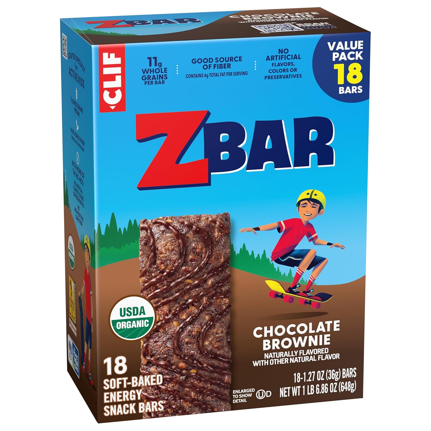 Zbar_-_Chocolate_Brownie_-_Soft-Baked_Energy_Snack_Bars_-_Non-GMO_-_11g_Whole_Grains_-_USDA_Organic_Granola_Bars_-_Snacks_for_Kids_(18_Pack)