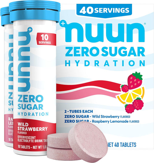 Nuun_Zero_Sugar_Hydration_Electrolyte_Tablets_-_Magnesium,_Calcium,_Potassium,_Chloride_&_Sodium,_Light_&_Delicious_Fruit_Flavors,_No_Sugar,_Gluten_Free,_Vegan,_Mixed_Berry_4_Pack_(40_Servings_Total)