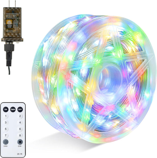 Joiedomi_600_LED_Christmas_Lights_Outdoor,197_FT_Multicolor_Christmas_Tree_Lights_with_8_Modes_Timer,_PVC_Clear_Wire_String_Lights_with_Reel_for_Indoor_Outdoor_Holiday_Xmas_Eve_Night_Decorations