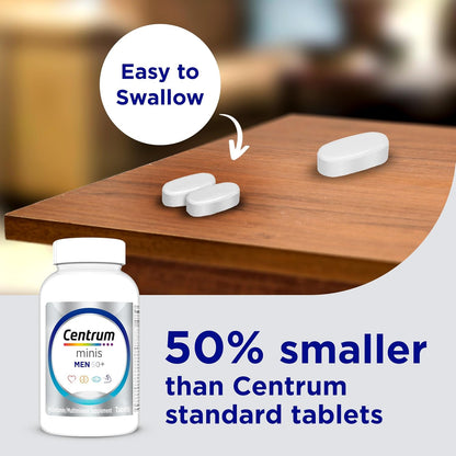 Centrum_Minis_Silver_Multivitamin_for_Men_50_Plus,_Multivitamin/Multimineral_Supplement,_Vitamin_D3,_B-Vitamins_and_Zinc,_Non-GMO_Ingredients,_Supports_Memory_and_Cognition_in_Older_Adults_-_280_Ct