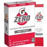 Gatorade G Zero Powder, 0.10oz Individual Packets
