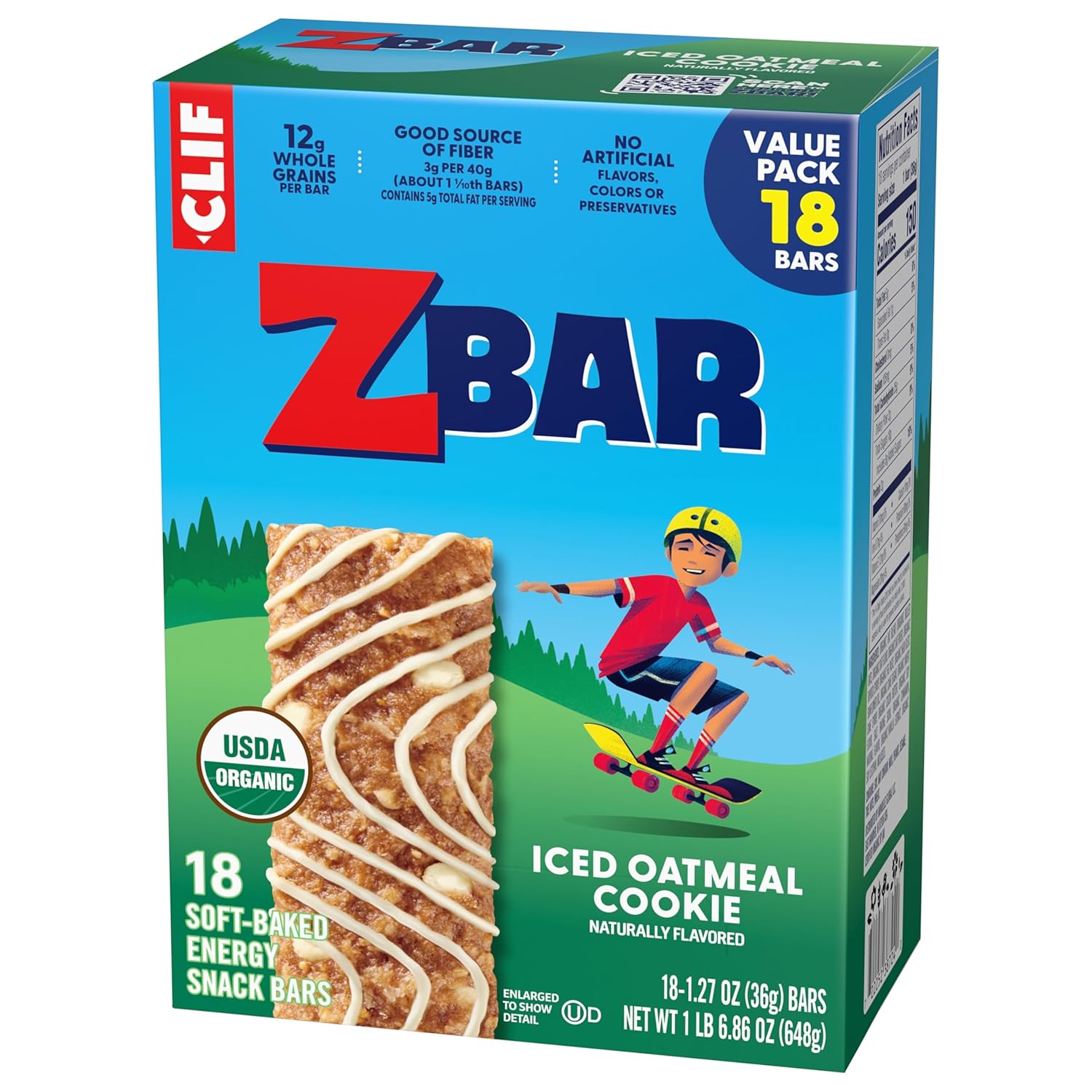 Zbar_-_Iced_Oatmeal_Cookie_-_Soft-Baked_Energy_Snack_Bars_-_Non-GMO_-_12g_Whole_Grains_-_USDA_Organic_Granola_Bars_-_Snacks_for_Kids_(18_Pack)
