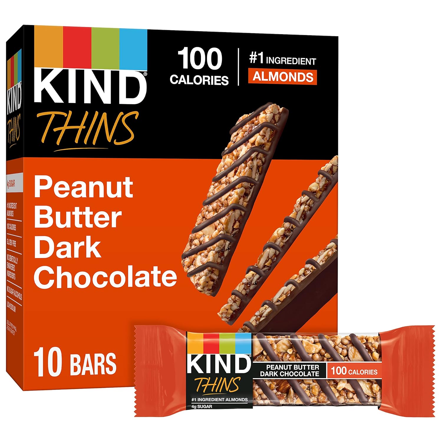 KIND_THINS_Peanut_Butter_Dark_Chocolate_Bars,_Gluten_Free,_100_Calories,_0.74_oz_bars,_10_count