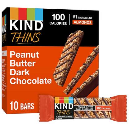 KIND_THINS_Peanut_Butter_Dark_Chocolate_Bars,_Gluten_Free,_100_Calories,_0.74_oz_bars,_10_count