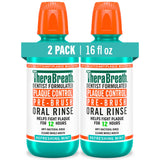 TheraBreath Plaque Control Pre-Brush Oral Rinse, Refreshing Mint Flavor, Antigingivitis and Antiplaque Rinse, Dentist Formulated, Alcohol Free, 16 Fl Oz