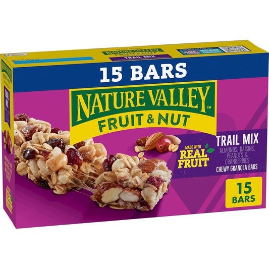 Nature_Valley_Chewy_Fruit_&_Nut_Trail_Mix_Granola_Bars,_Almond_Raisin_&_Cranberry_with_Whole_Grain_Oats,_No_Artificial_Flavors_or_Colors,_No_High_Fructose_Corn_Syrup,_On-the-Go_Snack,_15_Bars_18_oz