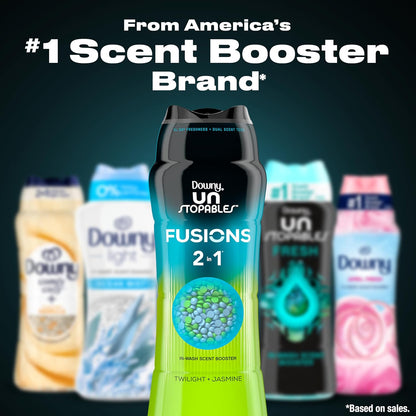 Downy_Unstopables_Fusions_Scent_Duos_Laundry_Scent_Booster_Beads,_Twilight_and_Jasmine_Scent,_21.1_OZ,_24hr_non-stop_freshness_with_2_in_1_dual_scent_laundry_scent_beads
