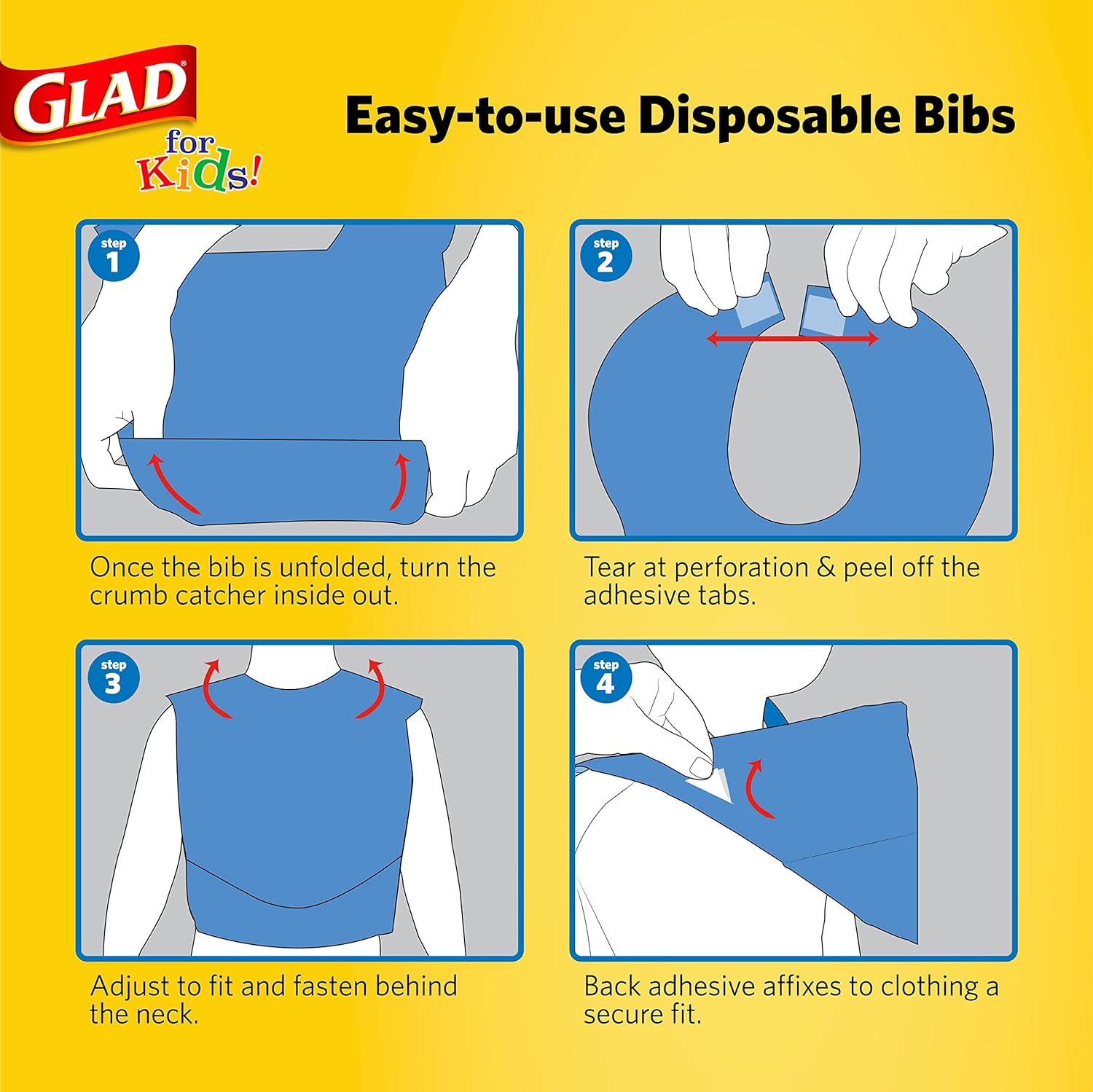 Glad_for_Kids_Unicorn_Disposable_Paper_Bibs_with_Crumb_Catcher,_Absorbent_Leakproof_Bibs_for_Toddlers_and_Babies,_Mess_Free_Feeding,_Crafts,_Parties,_and_Travel_Use,_30_Count
