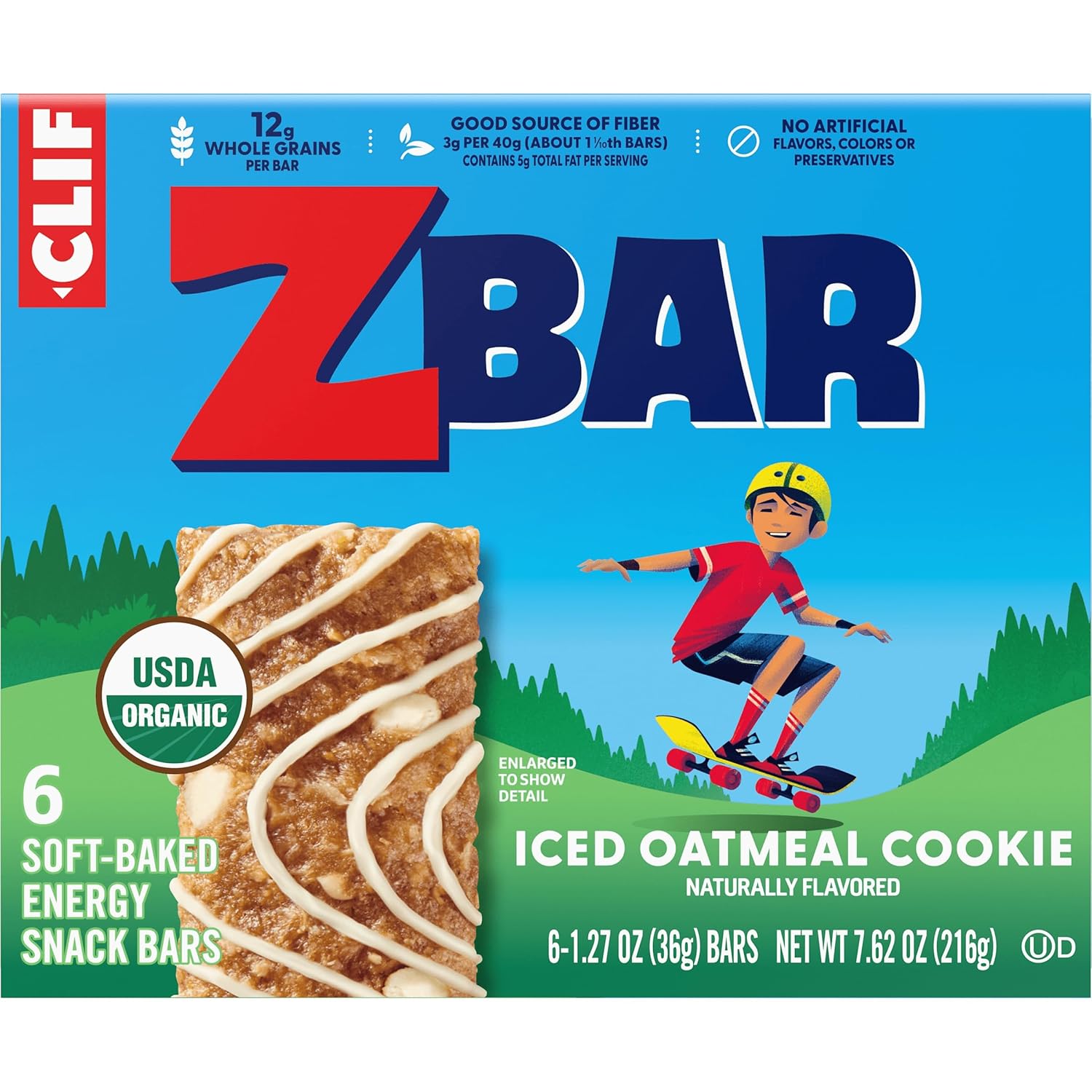 Zbar_-_Iced_Oatmeal_Cookie_-_Soft-Baked_Energy_Snack_Bars_-_Non-GMO_-_12g_Whole_Grains_-_USDA_Organic_Granola_Bars_-_Snacks_for_Kids_(6_Pack)