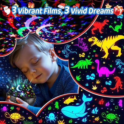 COOLNIGHT_Night_Light_for_Kids,93_Lighting+3_Films_Kids_Night_Light_Projector,Remote+Dimmable_Star_Projector,360°_Ceiling_Stars_Glow_in_The_Dark_Stars,Christmas_Gifts_for_4_Year_Old_Boy_Birthday_Gift