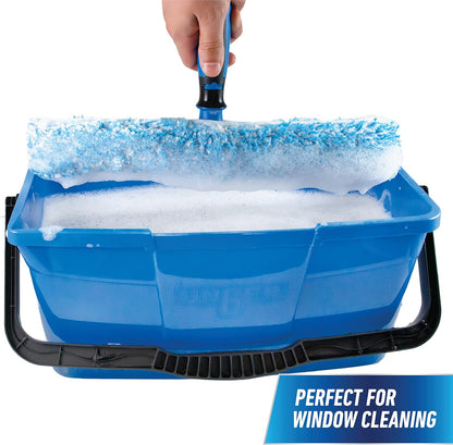 Unger_Professional_3_Gallon_Bucket_–_Compact_Cleaning_Bucket,_Comfort-Grip_Handle,_2_Pour_Spouts,_Portable_Cleaning_Supplies,_Plastic_Mop_Bucket_for_Floor,_Window_&_Household_Cleaning