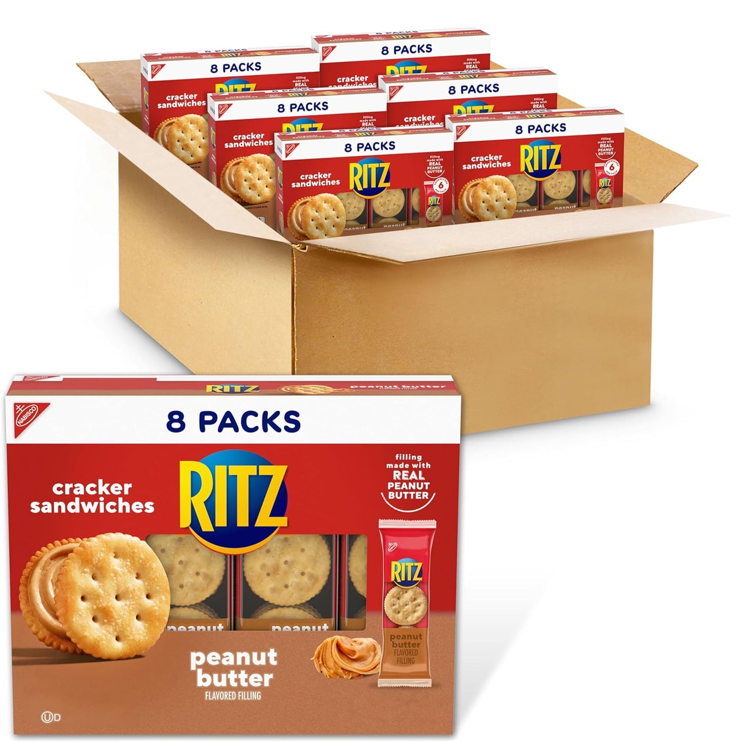 RITZ_Peanut_Butter_Sandwich_Crackers,_Lunch_Snacks,_48_Snack_Packs_(6_Boxes,_6_Crackers_Per_Pack)
