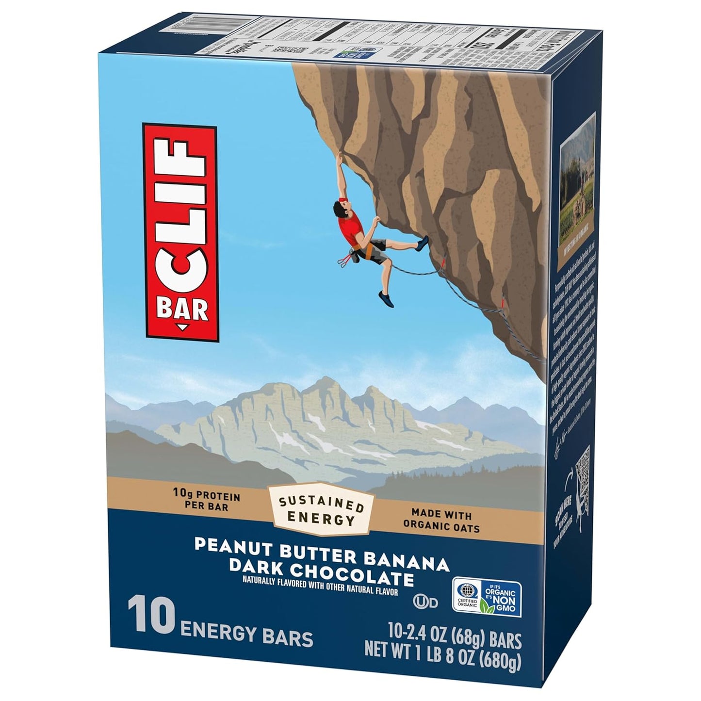 CLIF_BAR_-_Energy_Protein_Bars_-_Peanut_Butter_Banana_with_Dark_Chocolate_-_Made_with_Organic_Oats_-_Energy_Bars_-_Non-GMO_-_(10_Pack)