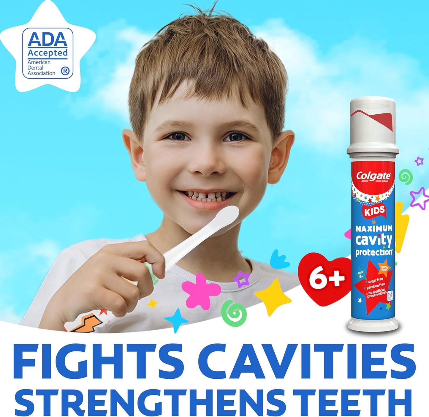 Colgate_Kids_Toothpaste_Pump_with_Fluoride_for_Cavity_Protection,_Ages_6+,_ADA_Accepted,_Bubble_Fruit,_4.4_Ounce,_6_Pack