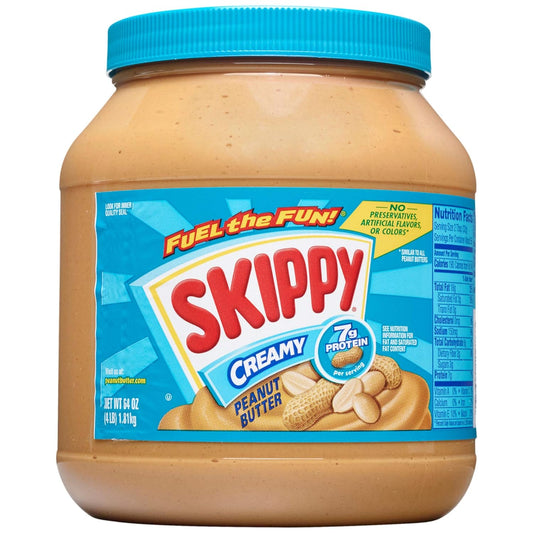 Skippy_Creamy_Peanut_Butter,_64_Ounce