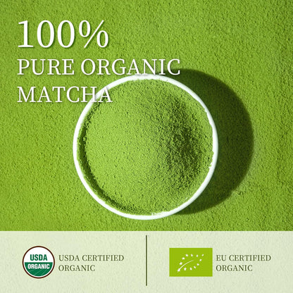Chaism_Ceremonial_Grade_Matcha_Green_Tea_Powder_-_Premium_First_Harvest_USDA_Organic_Gluten-Free_Vegan,_100%_Pure_Unsweetened_No_Additives,_1.06oz_Tin