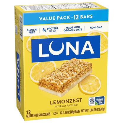 LUNA_Bar_-_LemonZest_Flavor_-_Gluten_Free_Snack_Bars_-_Non-GMO_-_Protein_Bars_-_Made_with_Organic_Oats_-_Value_Pack_(12_Pack)