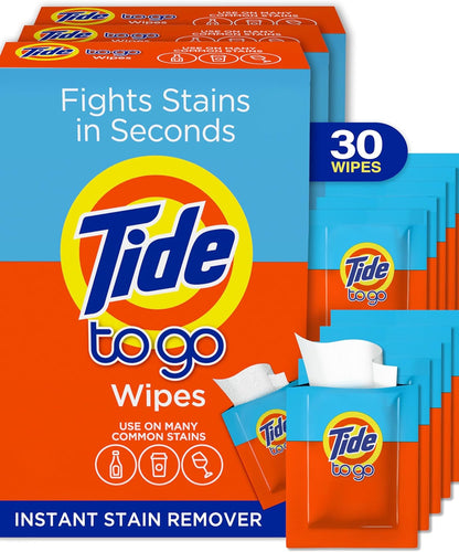 Tide_To_Go_Stain_Remover_Wipes_for_Clothes,_Instant_Laundry_Travel_Stain_&_Spot_Remover,_3_Pack,_(30_Wipes_Total)