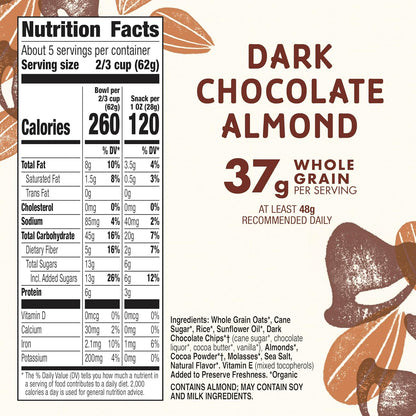 Cascadian_Farm_Organic_Granola,_Dark_Chocolate_Almond_Cereal,_Resealable_Pouch,_11_oz