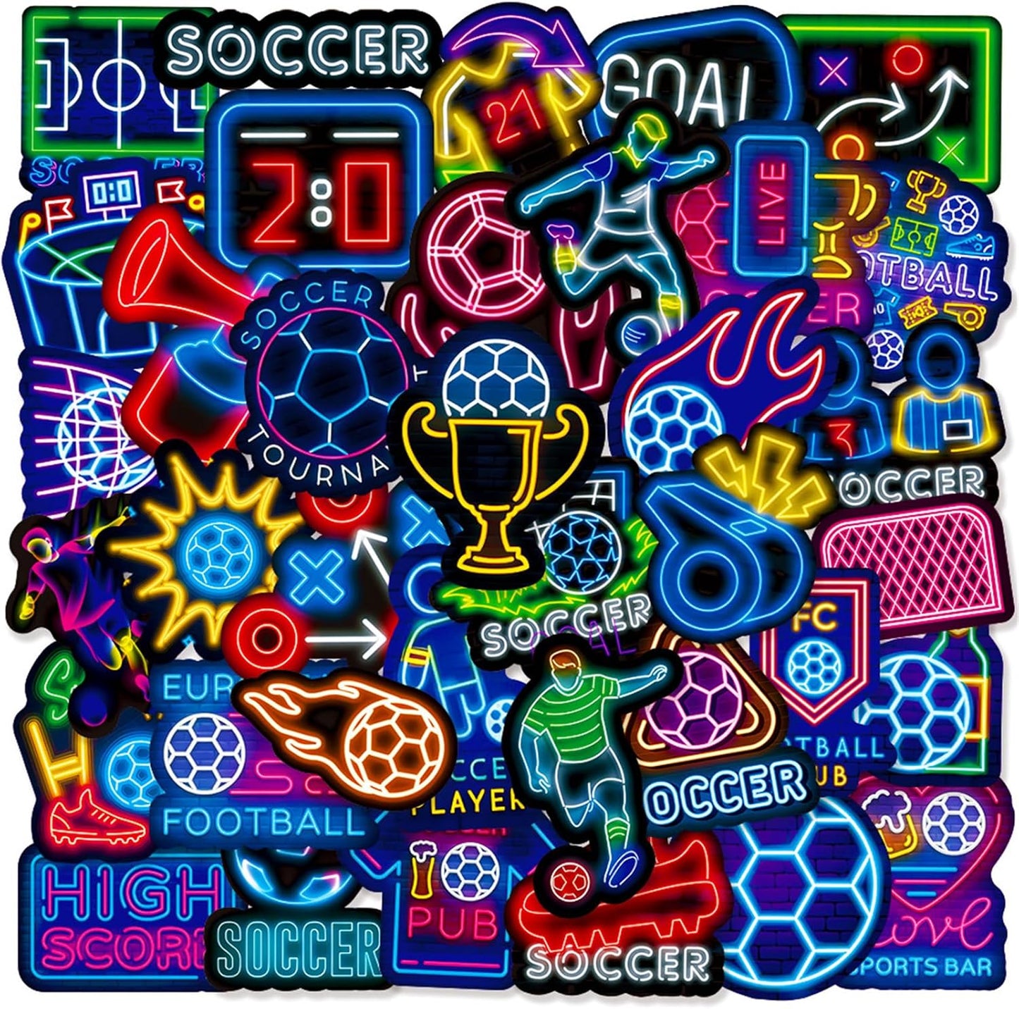 50pcs_Neon_Sports_Theme_Sticker,Waterproof_Vinyl_Stickers_-_Football_SoccerDecor_&_Party_Favors_Gifts_for_Laptop,_Water_Bottle,_Skateboard_Guitar_(Neon_Sticker-2)