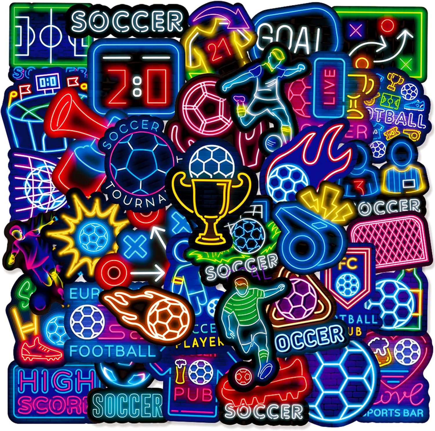 50pcs_Neon_Sports_Theme_Sticker,Waterproof_Vinyl_Stickers_-_Football_SoccerDecor_&_Party_Favors_Gifts_for_Laptop,_Water_Bottle,_Skateboard_Guitar_(Neon_Sticker-2)