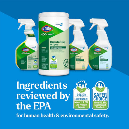 CloroxPro_Clorox_EcoClean_Disinfecting_Wipes,_Multipurpose_100%_Plant_Based_Cleaning_Cloths,_Antibacterial_Disinfectant,_Safe_for_Multi_Surface_Use,_75_Count