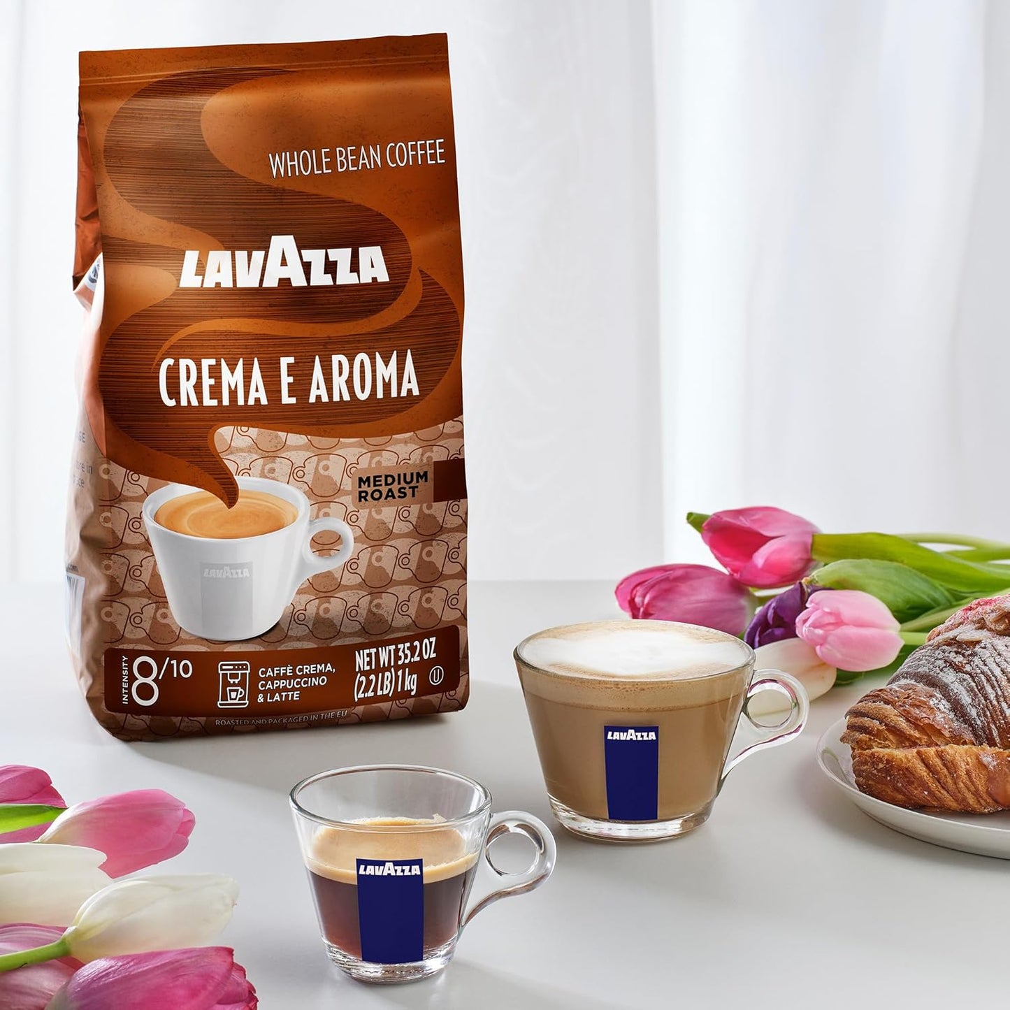 Lavazza_Crema_E_Aroma_Whole_Bean_Coffee_Blend,_2.2-Pound_Bag_,_Balanced_medium_roast_with_an_intense,_earthy_flavor_and_long_lasting_crema,_Non-GMO