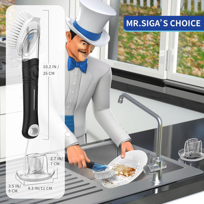 MR.SIGA_Soap_Dispensing_Dish_Brush_Refills,_4_Pack