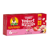 Sun-Maid Vanilla Yogurt Coated Raisins - (6 Pack) 1 oz Snack-Size Box - Yogurt Covered Dried Fruit for Lunches and Back To School Snacks