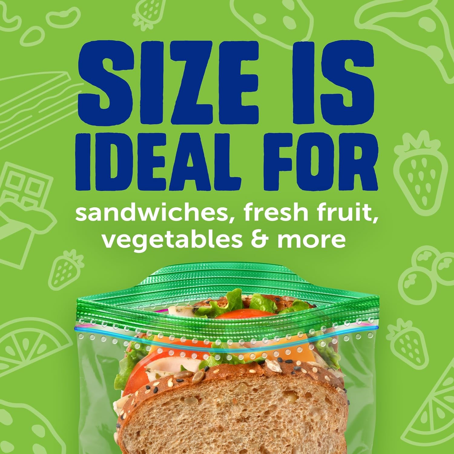 Ziploc_Sandwich_and_Snack_Bags_with_EasyGuide_Texture,_Plastic_Storage_Bags_with_Grip_'n_Seal_Technology,_105_Bags_Total