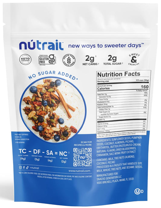 NuTrail_Nut_Granola_Cereal,_Blueberry_Cinnamon,_No_Sugar_Added,_Keto,_Low_Carb,_Gluten_Free,_Grain_Free,_Healthy_Breakfast_8_oz._1_Count