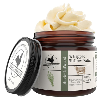 Hearth_&_Homestead_Whipped_Beef_Tallow_for_Skin_&_Face_-_100%_Grass_Fed,_Eczema_Cream_&_Body_Butter_-_Organic_Olive_Oil,_Calendula_&_Rose_-_Lotion_&_Hand_Moisturizer_for_Dry_Skin,_Unscented,_1.3oz