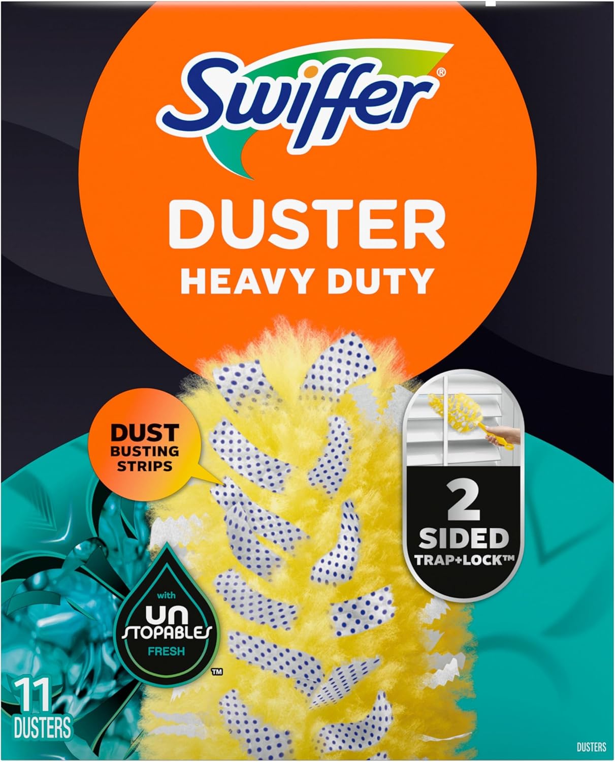 Swiffer_Dusters_Multi-Surface_Heavy_Duty_Duster_Refills,_Unstopables_Fresh_Scent,_11_Count