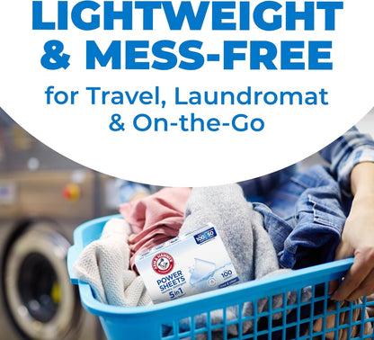 ARM_&_HAMMER_5in1_Power_Sheets_Laundry_Detergent,_Free_&_Clear,_50_Count,_up_to_100_Small_Loads