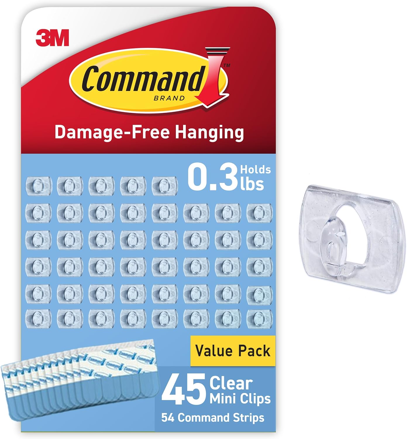Command_Indoor_Mini_Light_Clips,_45_Clear_Clips_and_54_Command_Strips,_Damage_Free_Hanging_Christmas_Decorations,_Wall_Clips_for_Hanging_Lights_and_Cable_Management,_Holds_up_to_0.3_lb