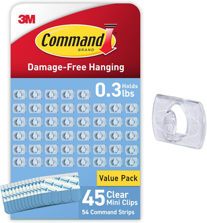 Command_Indoor_Mini_Light_Clips,_45_Clear_Clips_and_54_Command_Strips,_Damage_Free_Hanging_Christmas_Decorations,_Wall_Clips_for_Hanging_Lights_and_Cable_Management,_Holds_up_to_0.3_lb