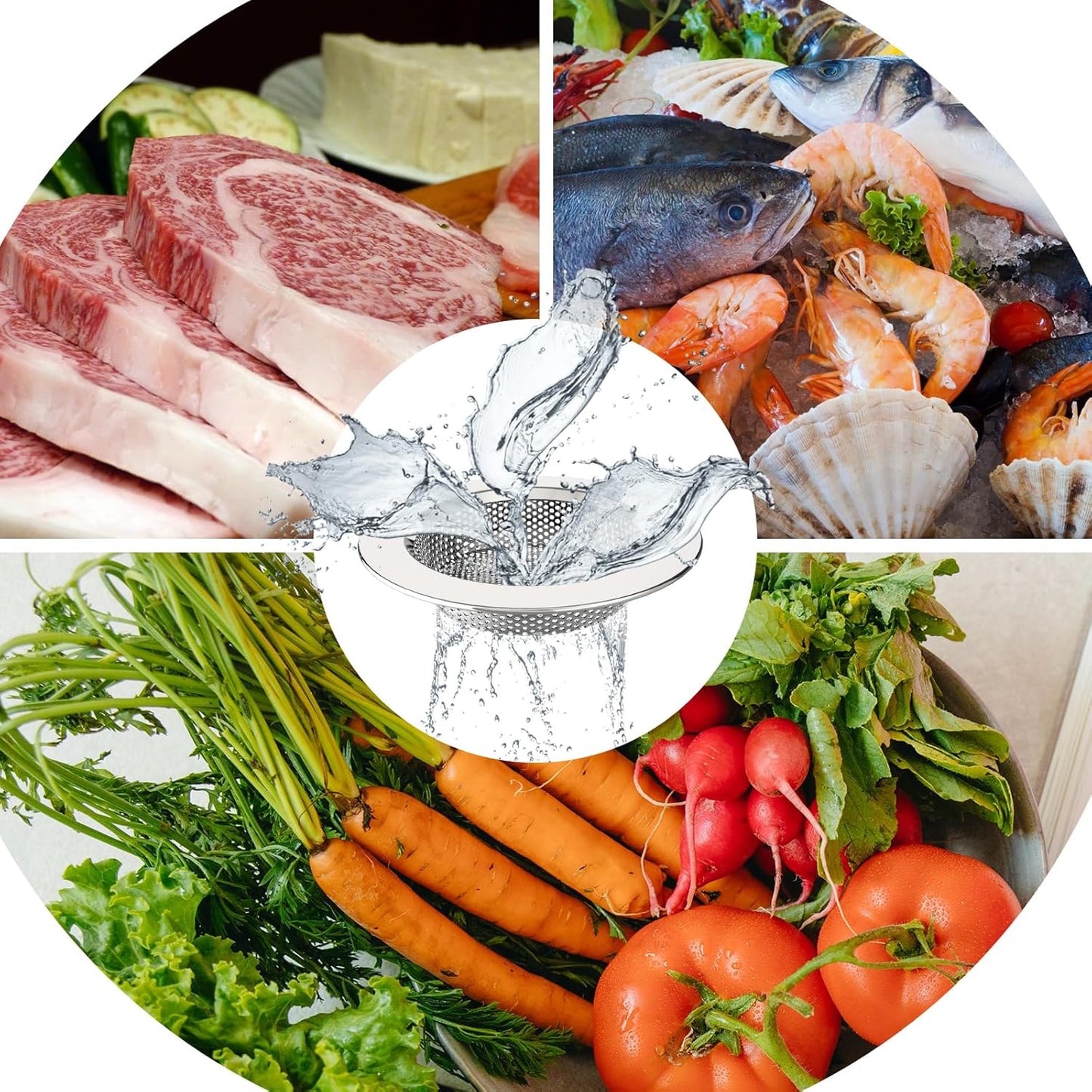 MR.SIGA_Kitchen_Sink_Strainer,_Stainless_Steel_Sink_Drain_Strainer,_Dishwasher_Safe,_Outer_Diameter_4.4_inch/11.2cm,_Inner_Diameter_3_inch/7.6cm,_Pack_of_3